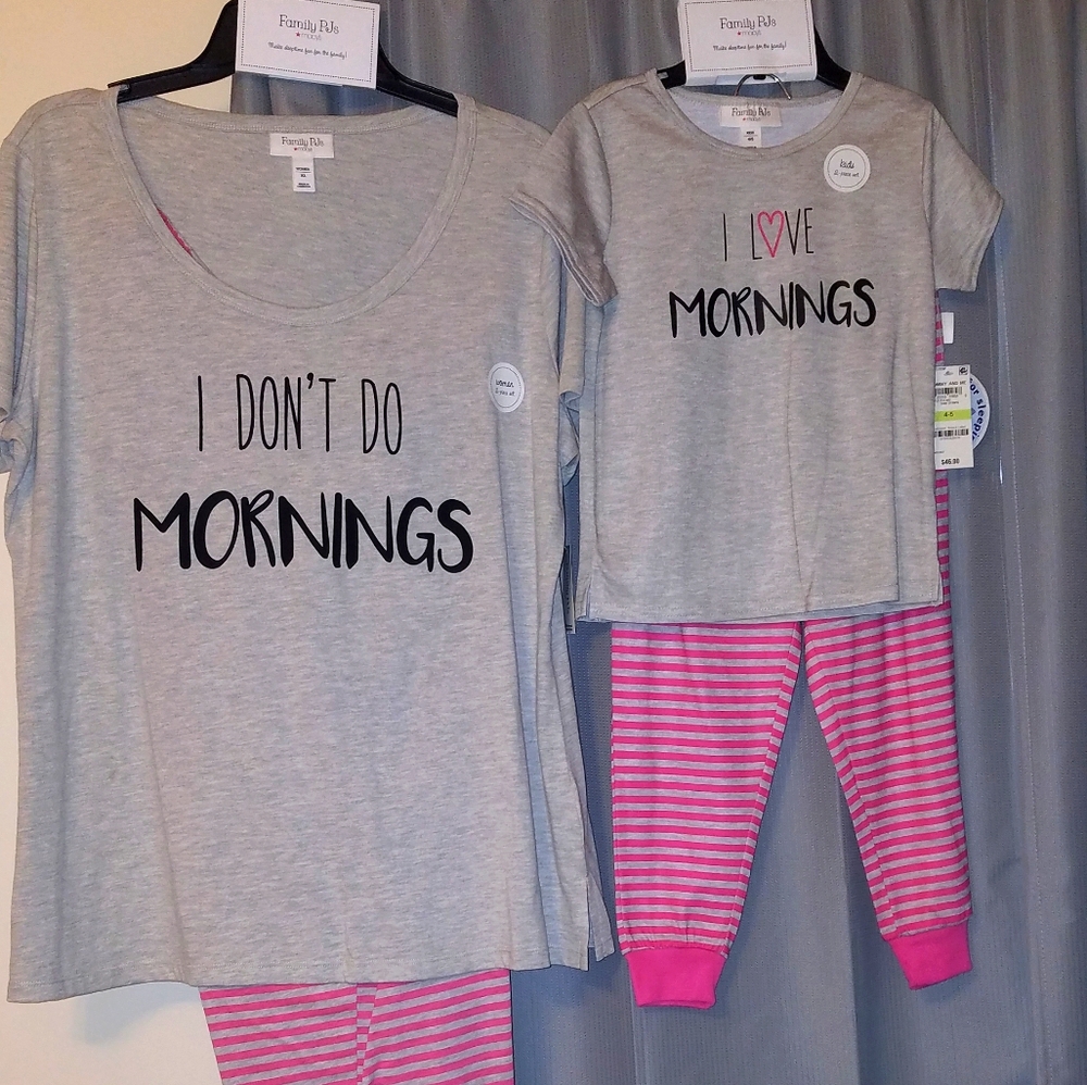 NWT Mommy & Me PJ set.